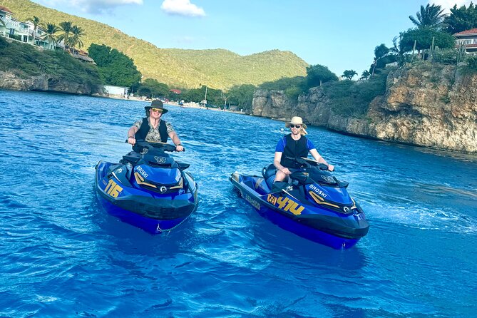 1.5 Hour Curaçao Jetski Tour with Action Video - Kleine Knip and Grote Knip: the postcard stops