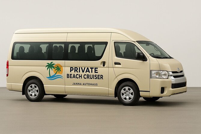 10 Seats Private Van Beach hopping (AC) - What the private van setup means for your day