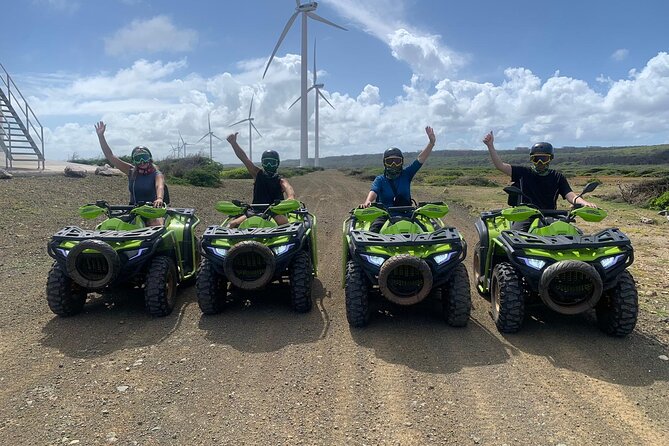 Curacao Atv tour West Adventure - San Pedro’s rough ground and the wind turbines