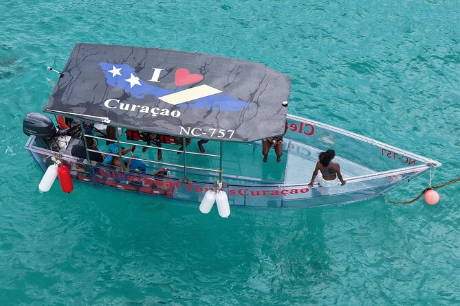 Curaçao ClearBoat Snorkel Tour – Daaibooi, Porto Marie & Cas Abao - A glass-bottom view of Curaçao’s west coast