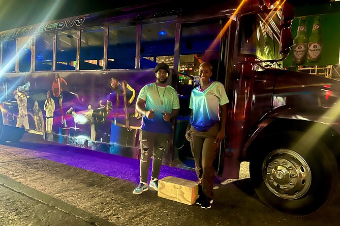 Curaçao Party Bus; Sip Happens on KnightRider - What the guides and entertainment add