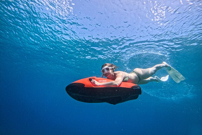 Curaçao Seabob in Playa Piskado Adventure with Sea Turtles - The guide matters more than the machine