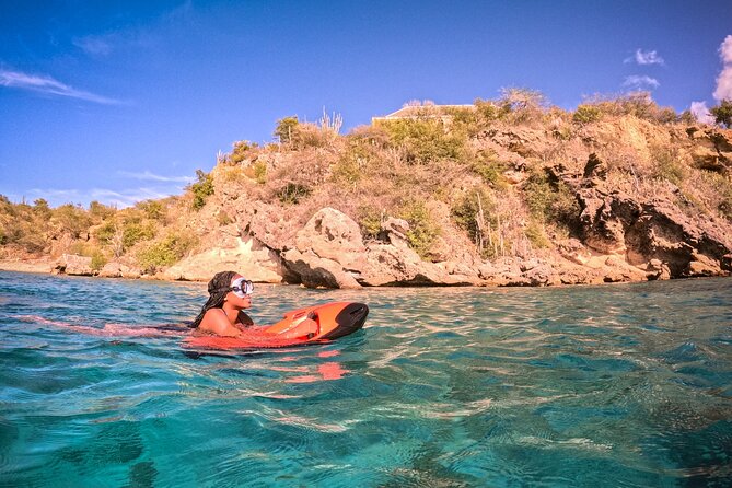 Curaçao Seabob Tugboat Adventure (Andymaxadventures Curaçao) - Riding toward the wreck between Tugboat and Directors Bay