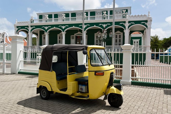 Curacao TukTuk City Tour - A lively start beside the Queen Emma Bridge