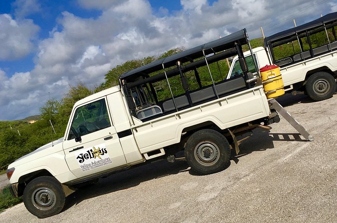 National Park Jeep Safari - Lunch before entering Christoffel National Park