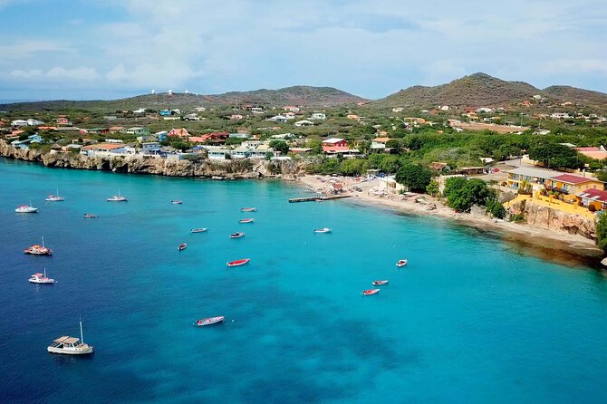 Swim with Turtles at Turtle Bay, Curacao: Boat, Blue Room Cave - The Blue Room Cave and Its Underwater Entrance