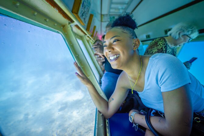 Underwater Seaworld Explorer Experience in Curaçao - Inside the glass-windowed hull